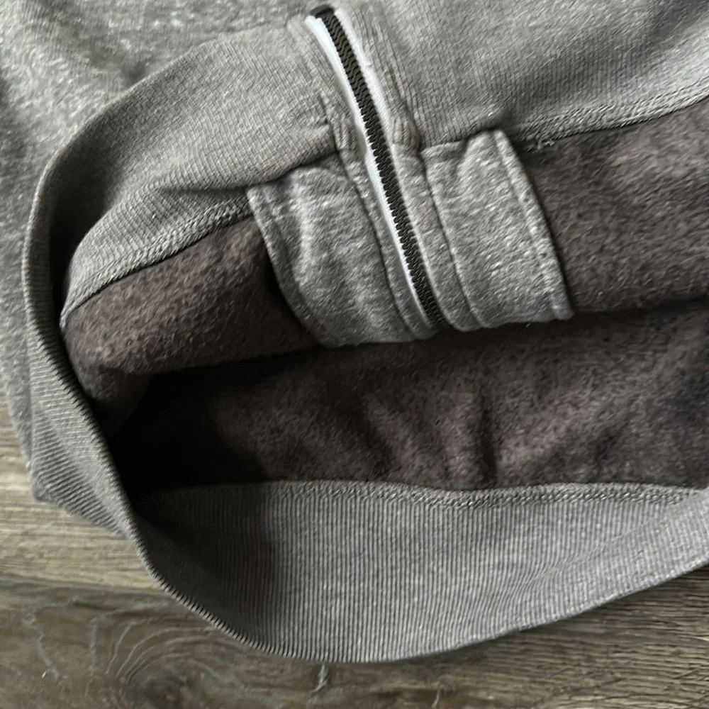 O'Neill jacket gray sweat jacket hooded size Medium Athleisure Fleece lined - Picture 8 of 10